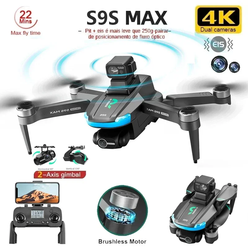 Drone Camera 4K - Nuevo S9S MAX MINI Drone 4K